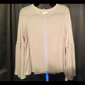 LC Lauren Conrad Top with bell sleeves